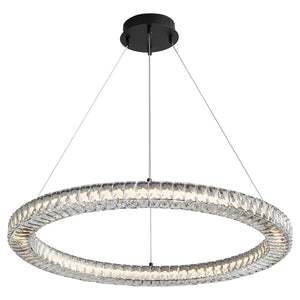 Oxygen - 3-875-15 - LED Pendant - Elan - Black