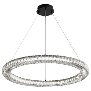 Oxygen - 3-875-15 - LED Pendant - Elan - Black