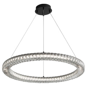 Oxygen - 3-875-15 - LED Pendant - Elan - Black