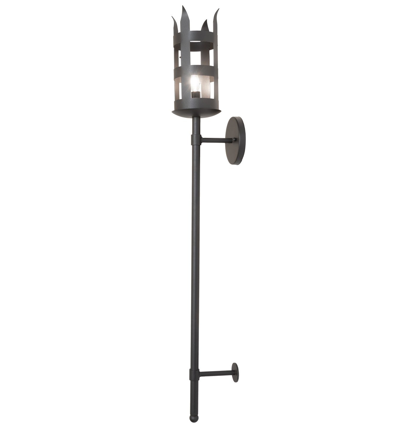 Meyda Tiffany - 257289 - One Light Wall Sconce - Middleburry - Wrought Iron