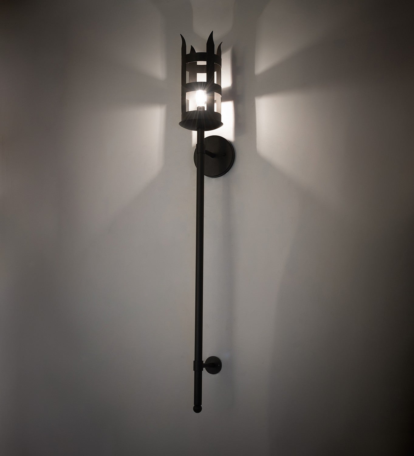 Meyda Tiffany - 257289 - One Light Wall Sconce - Middleburry - Wrought Iron