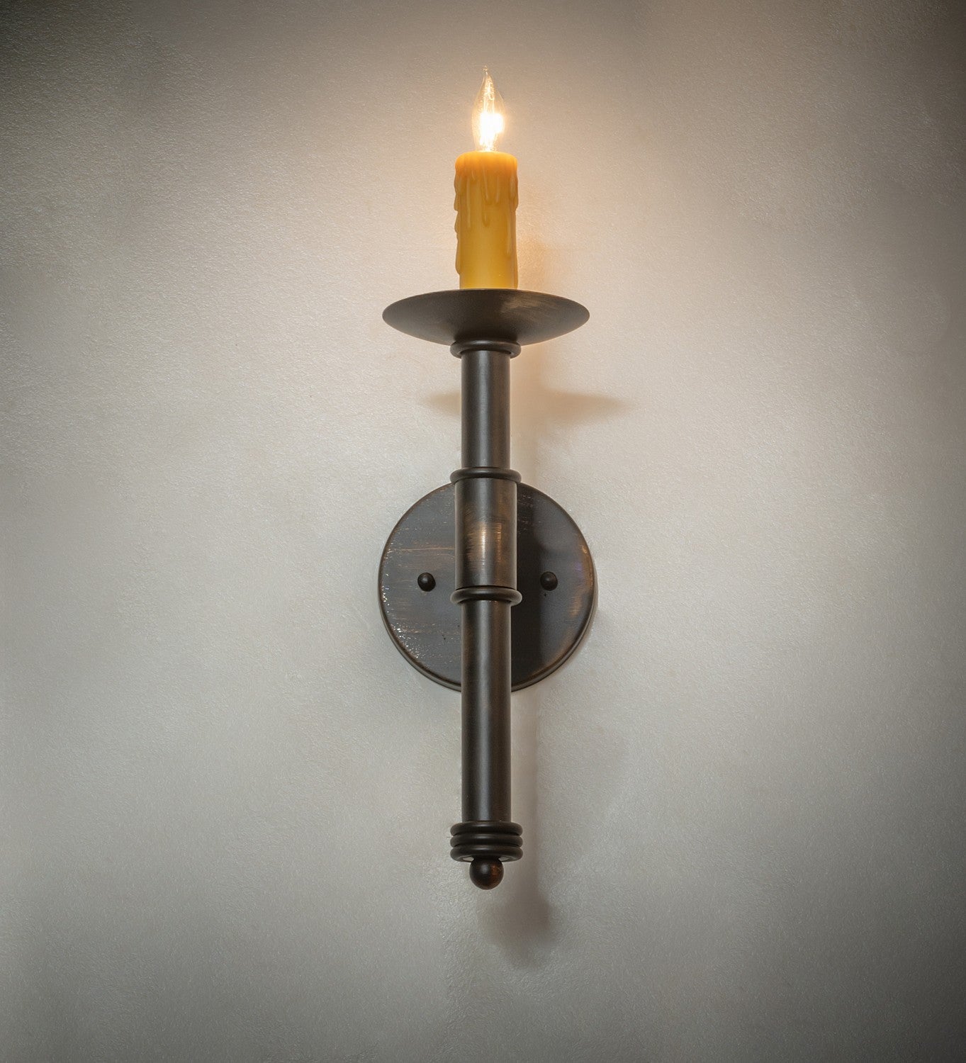 Meyda Tiffany - 258671 - One Light Wall Sconce - Amada - Antique Black