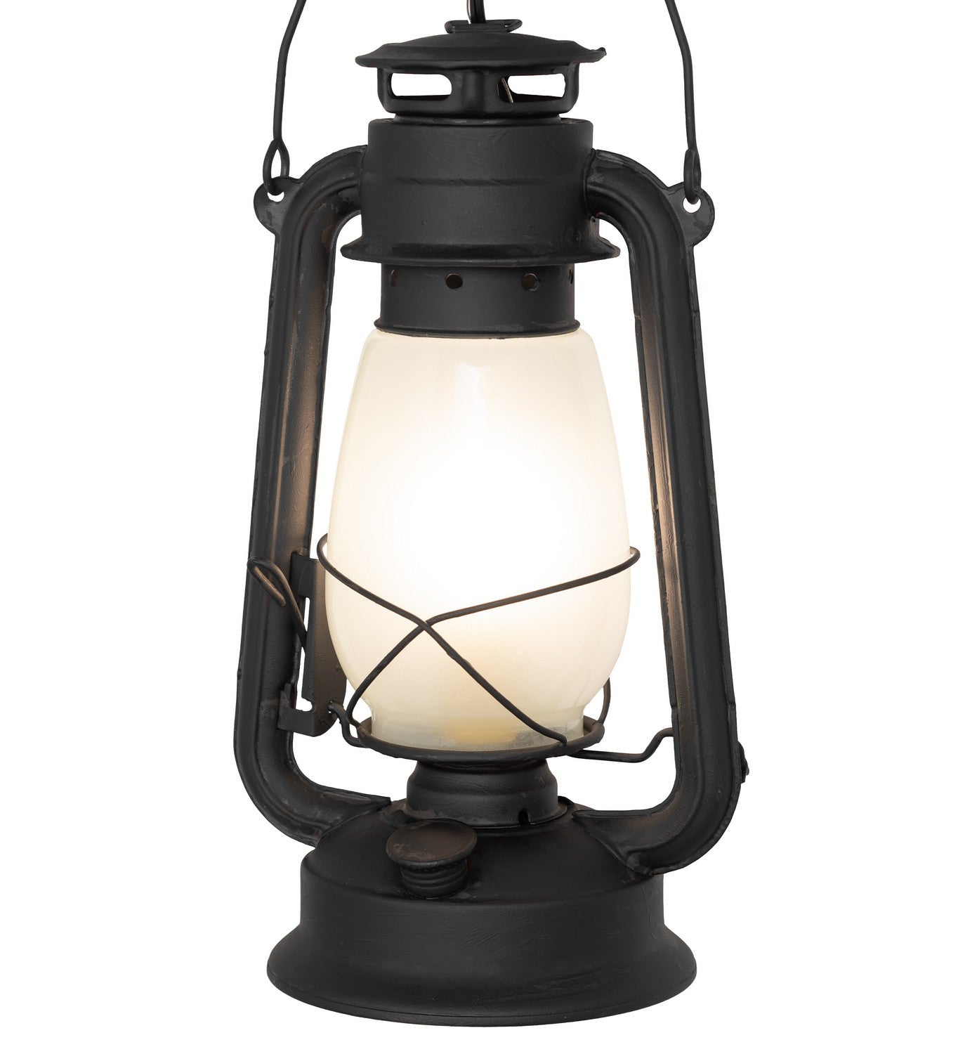 Meyda Tiffany - 259055 - One Light Wall Sconce - Miners Lantern - Costello Black