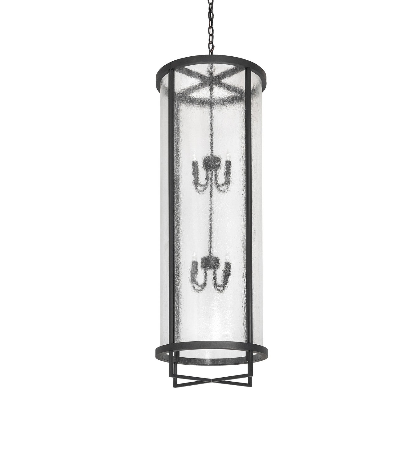 Meyda Tiffany - 259668 - Eight Light Pendant - Tryon - Old Wrought Iron