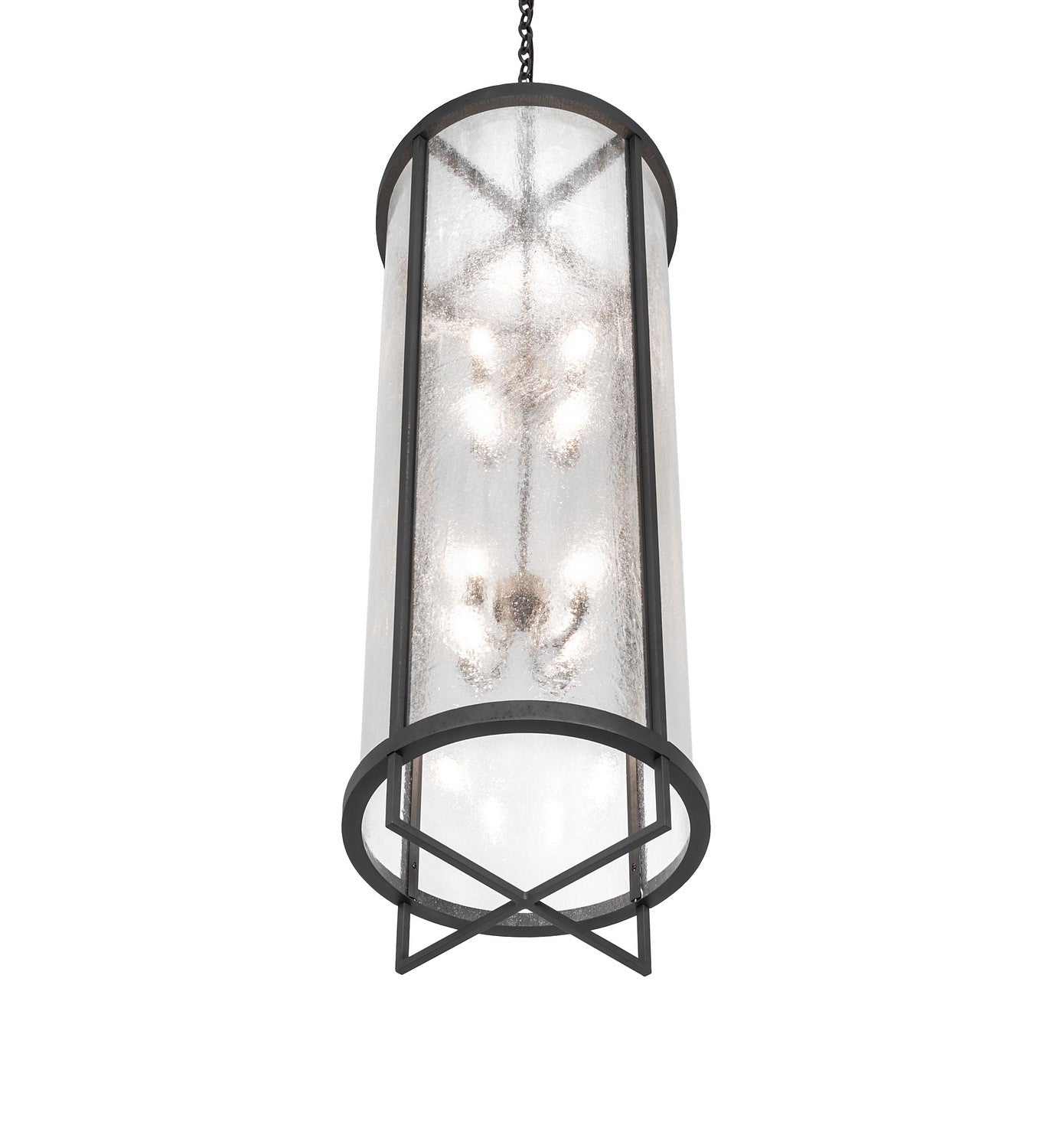 Meyda Tiffany - 259668 - Eight Light Pendant - Tryon - Old Wrought Iron