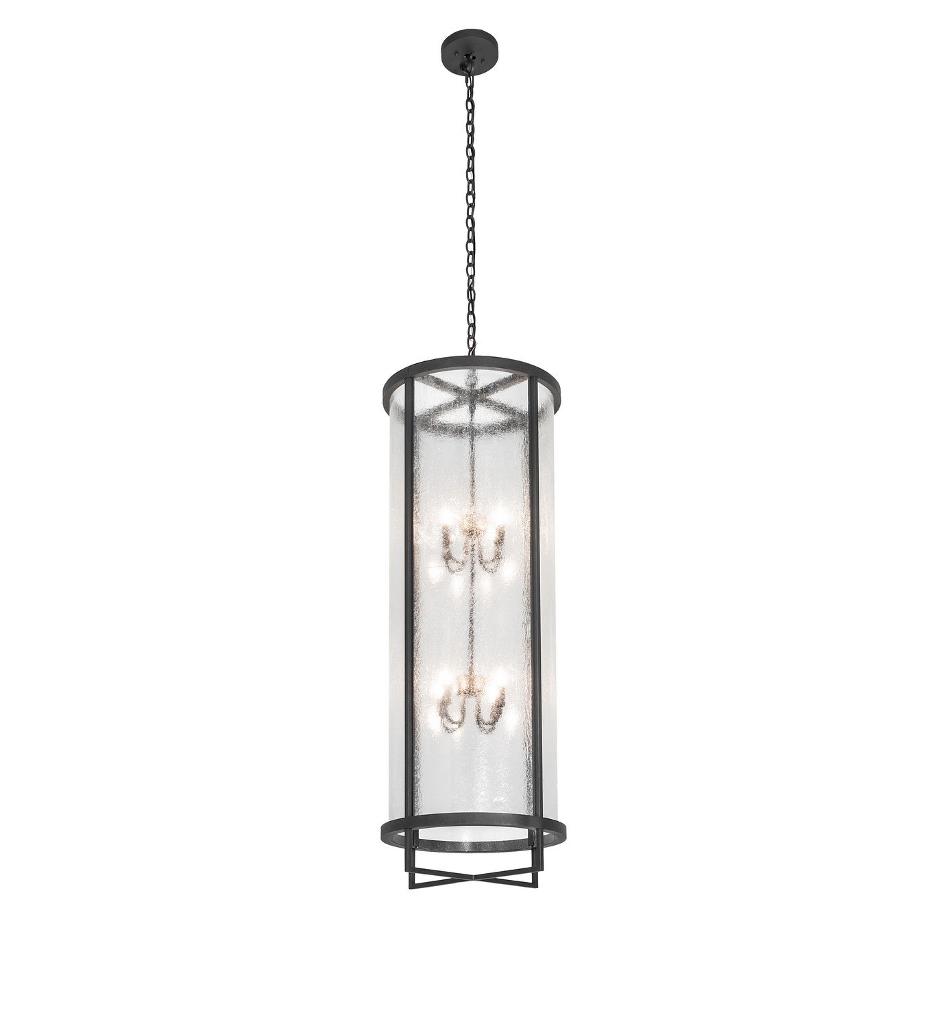 Meyda Tiffany - 259668 - Eight Light Pendant - Tryon - Old Wrought Iron