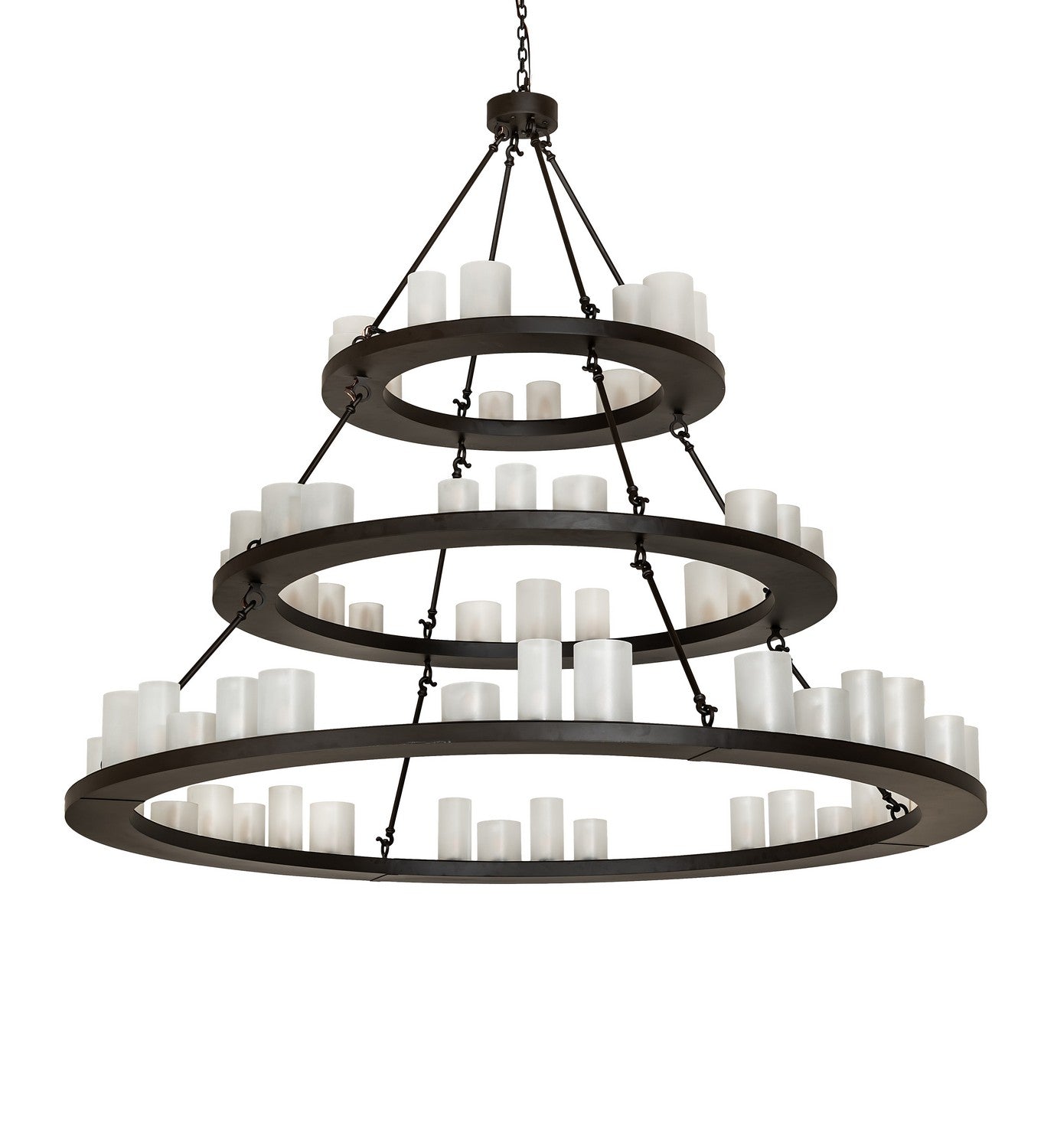 Meyda Tiffany - 260986 - LED Chandelier - Loxley - Oil Rubbed Bronze