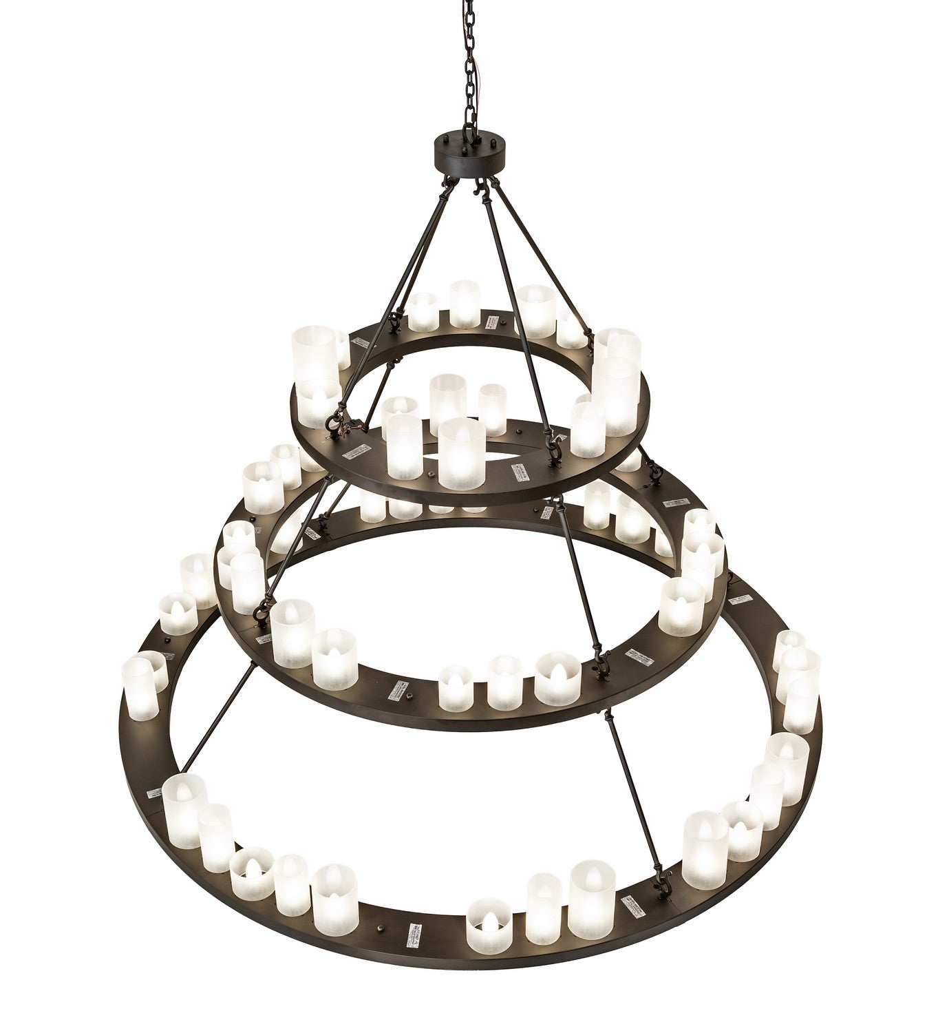 Meyda Tiffany - 260986 - LED Chandelier - Loxley - Oil Rubbed Bronze