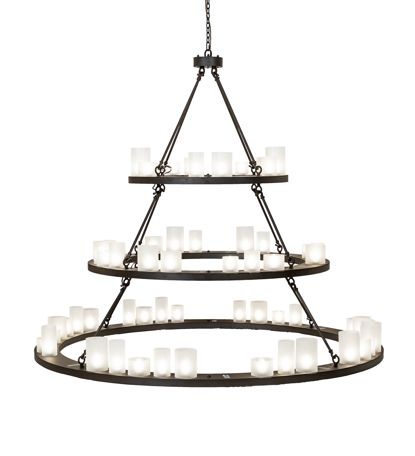 Meyda Tiffany - 260986 - LED Chandelier - Loxley - Oil Rubbed Bronze