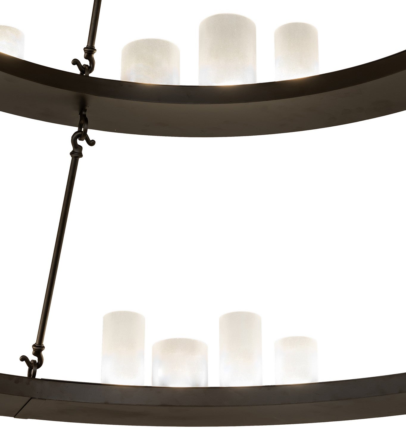 Meyda Tiffany - 260986 - LED Chandelier - Loxley - Oil Rubbed Bronze