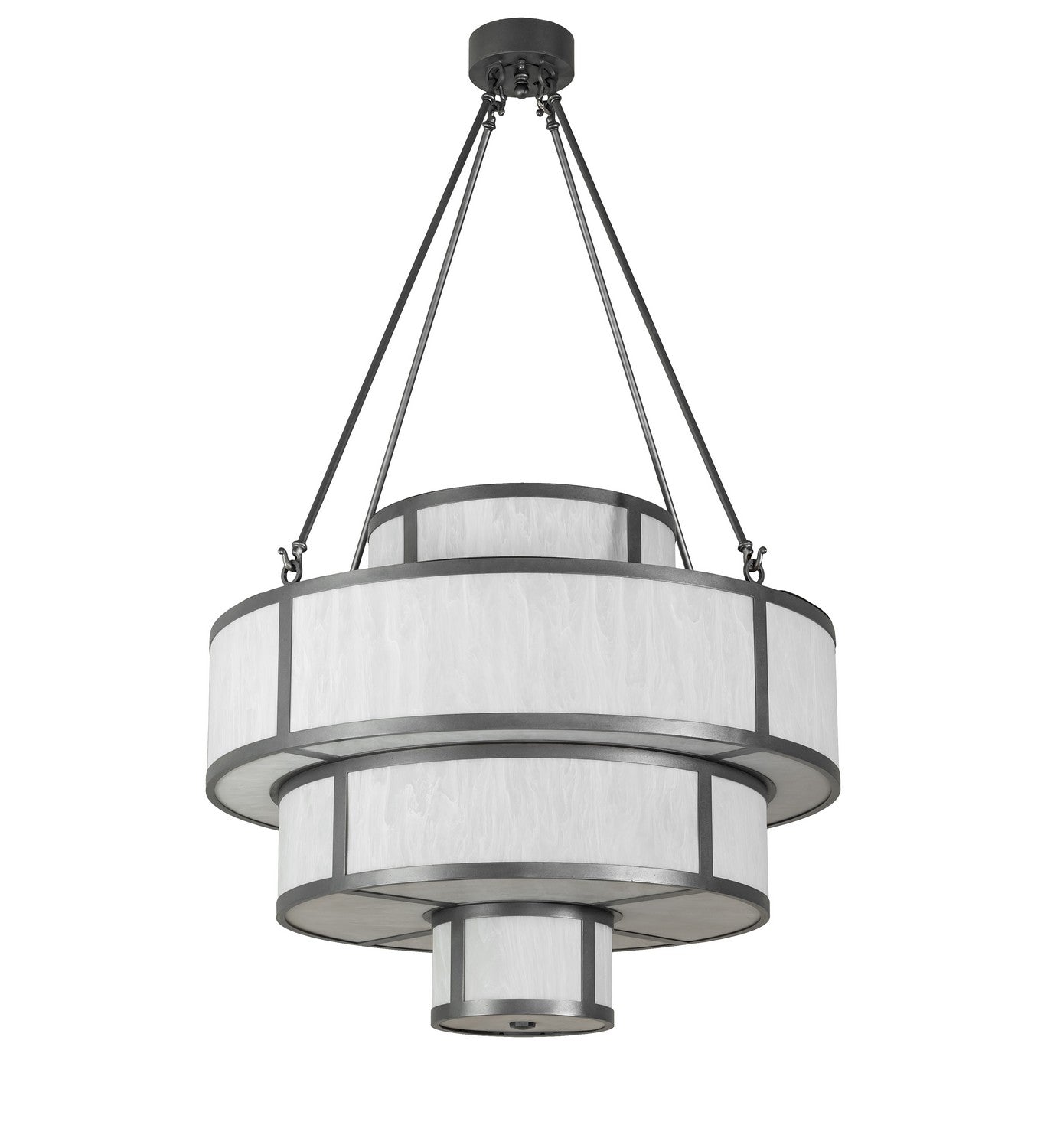 Meyda Tiffany - 261011 - 12 Light Pendant - Jayne - Pewter