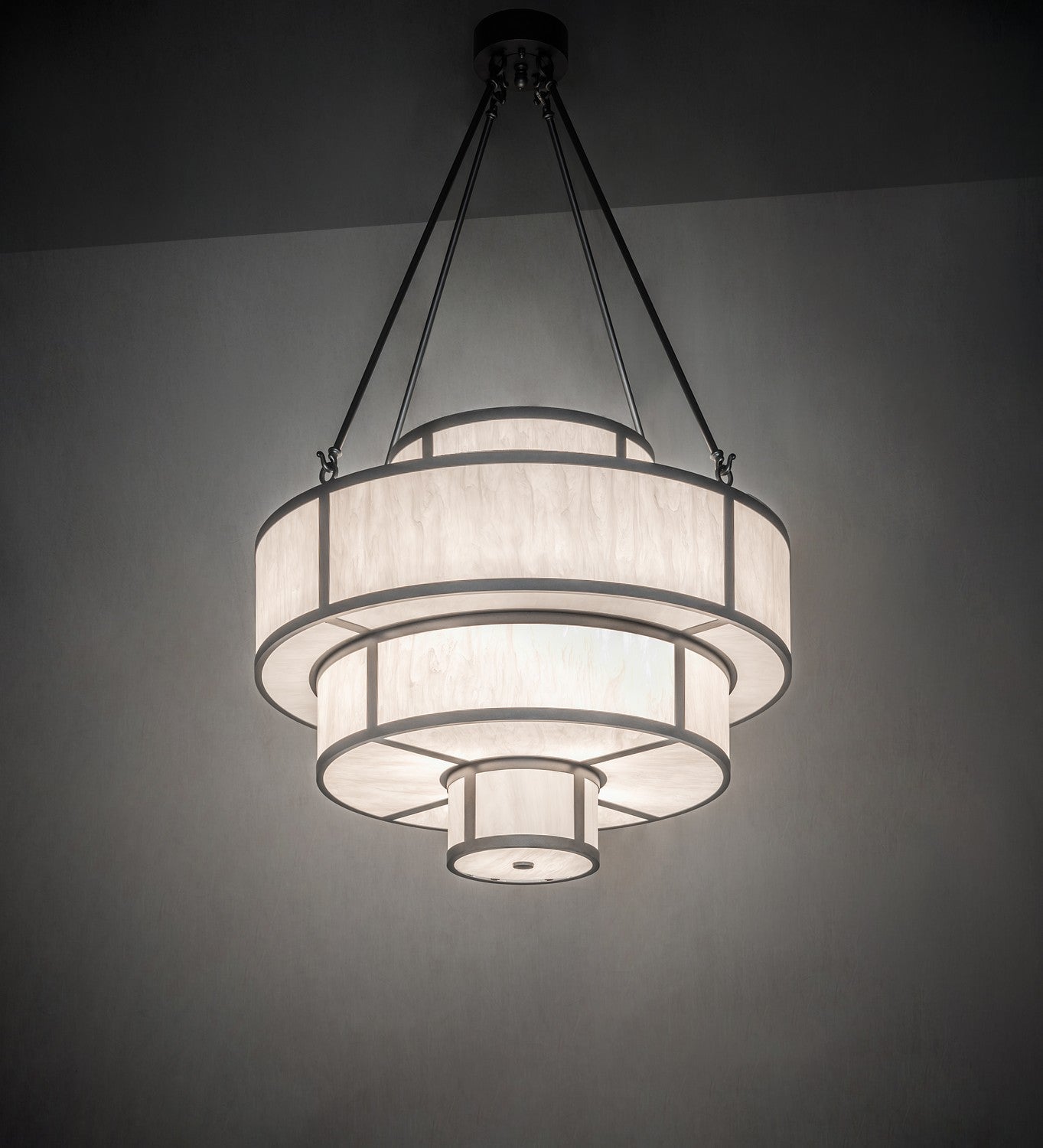 Meyda Tiffany - 261011 - 12 Light Pendant - Jayne - Pewter