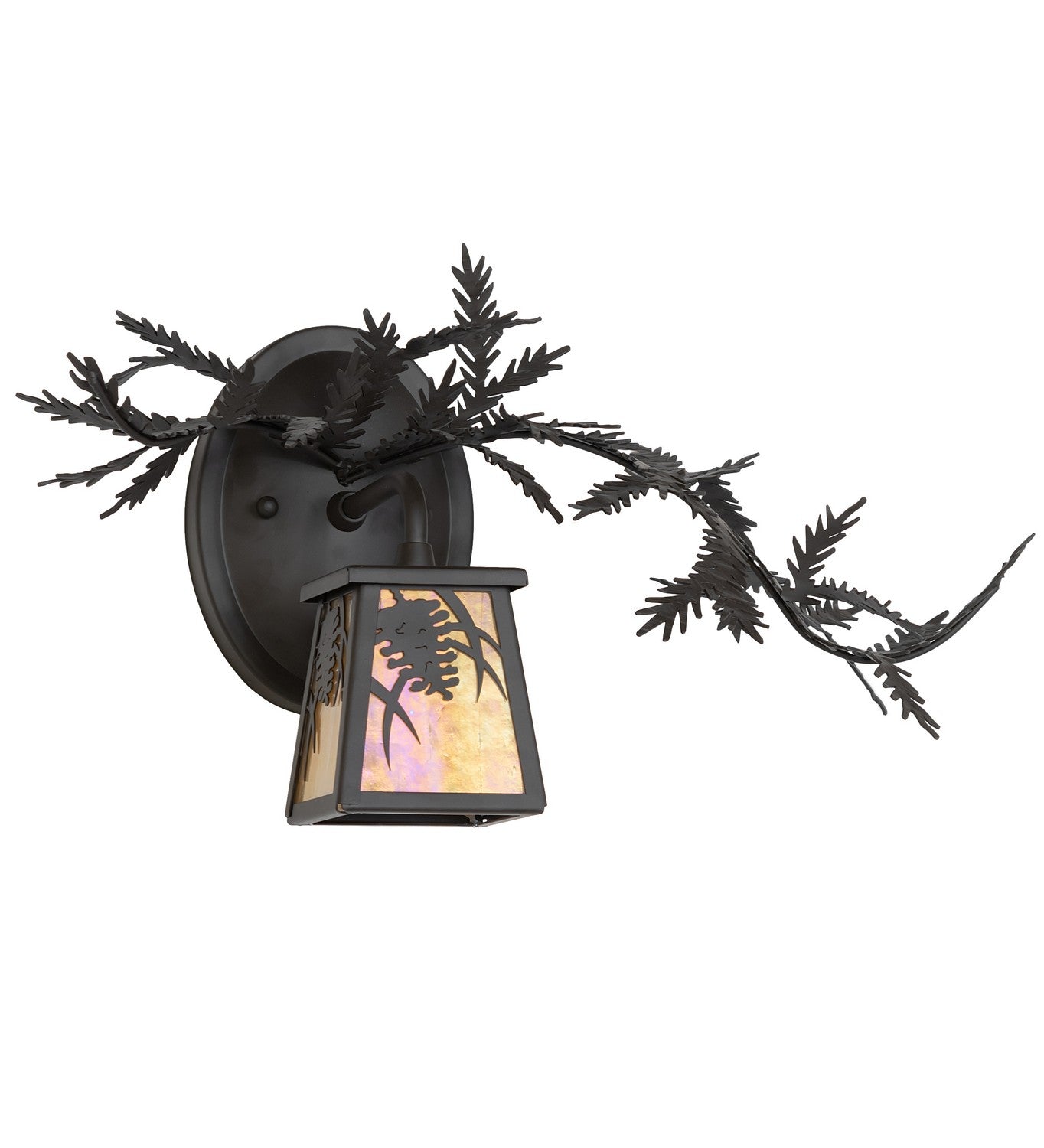 Meyda Tiffany - 261549 - One Light Wall Sconce - Pine Branch - Oil Rubbed Bronze