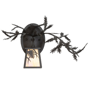 Meyda Tiffany - 261549 - One Light Wall Sconce - Pine Branch - Oil Rubbed Bronze