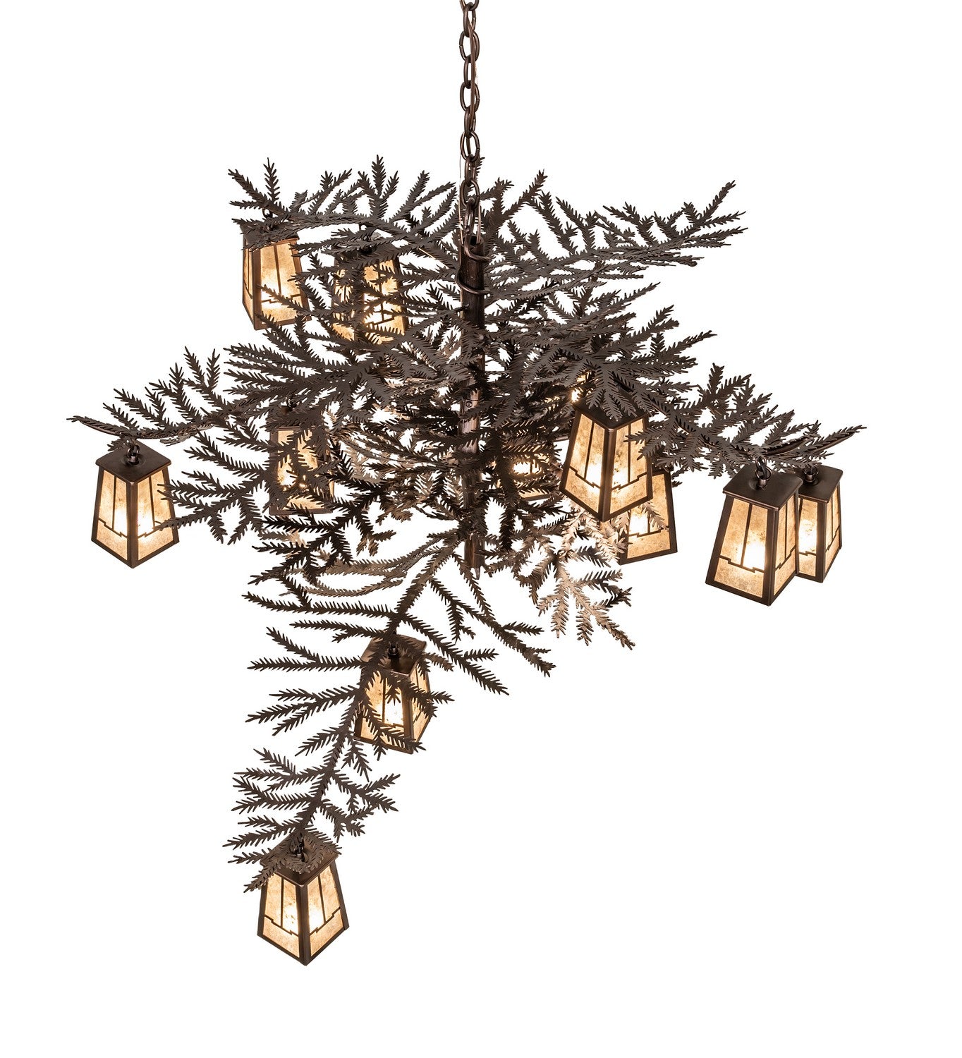 Meyda Tiffany - 262112 - 12 Light Chandelier - Pine Branch - Mahogany Bronze