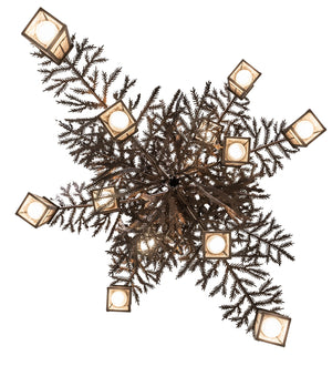 Meyda Tiffany - 262112 - 12 Light Chandelier - Pine Branch - Mahogany Bronze