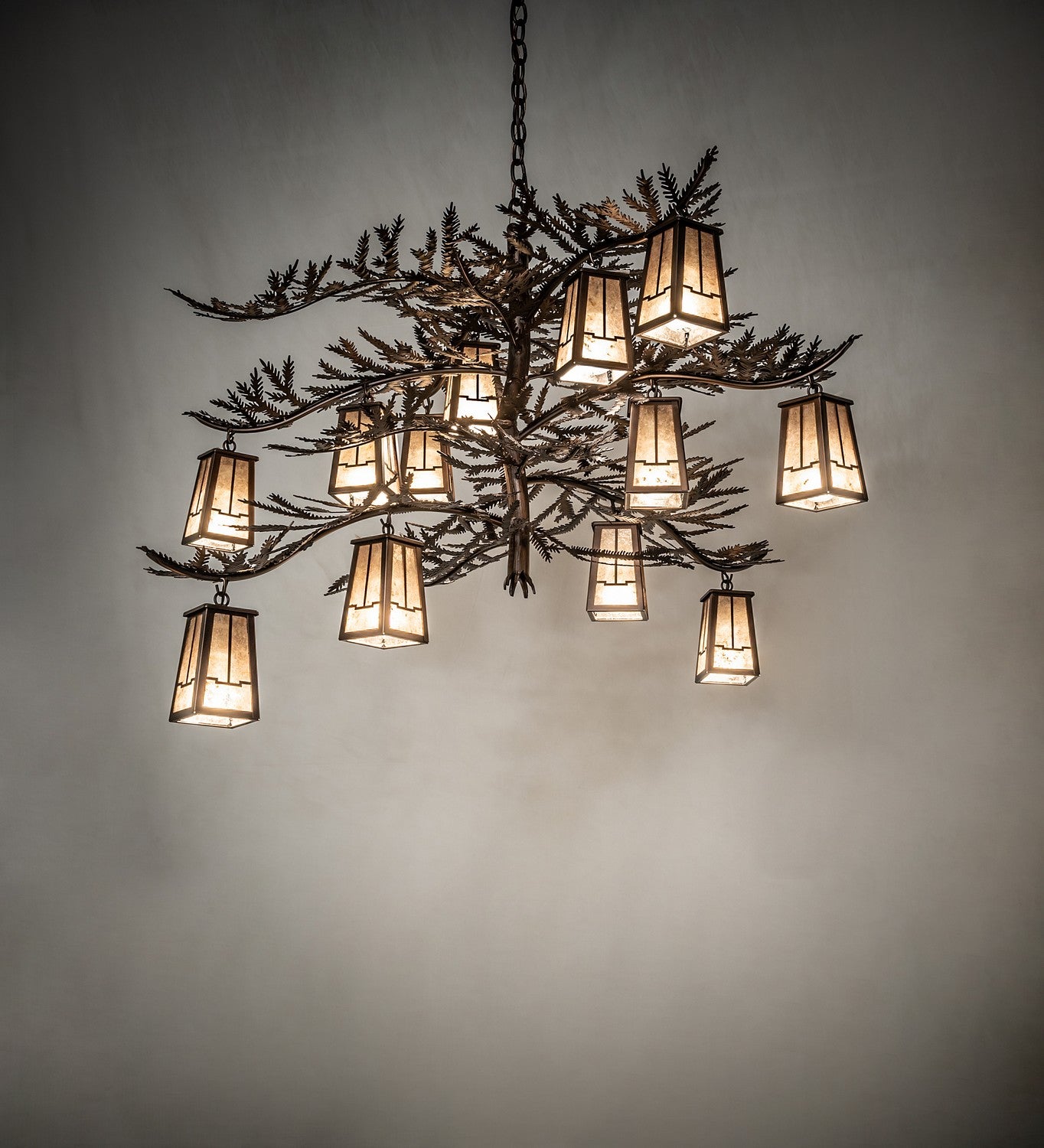 Meyda Tiffany - 262112 - 12 Light Chandelier - Pine Branch - Mahogany Bronze