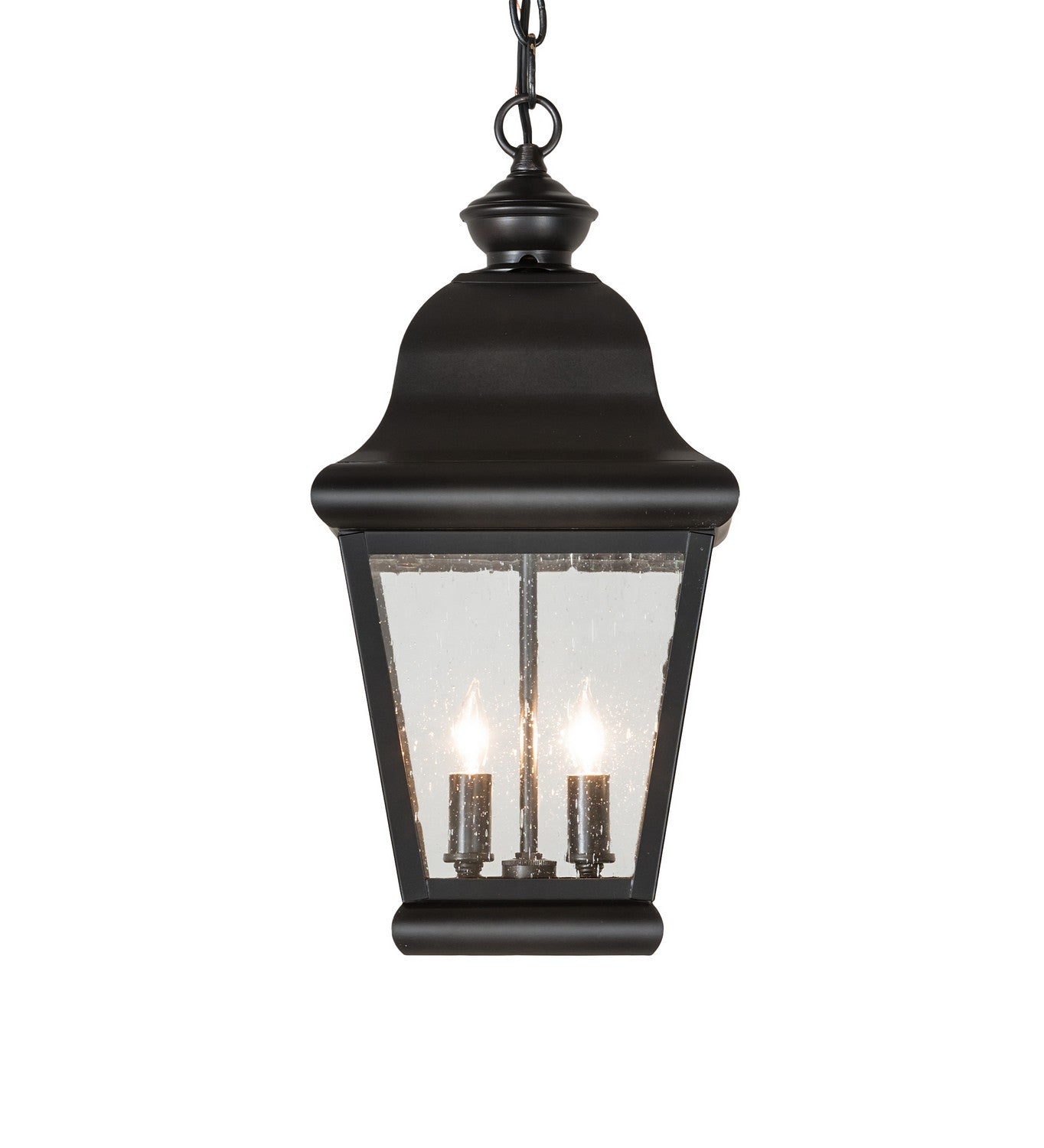 Meyda Tiffany - 263180 - Two Light Pendant - Palmer - Black Patina