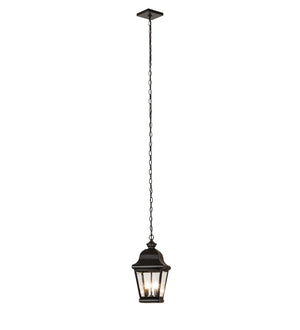 Meyda Tiffany - 263180 - Two Light Pendant - Palmer - Black Patina