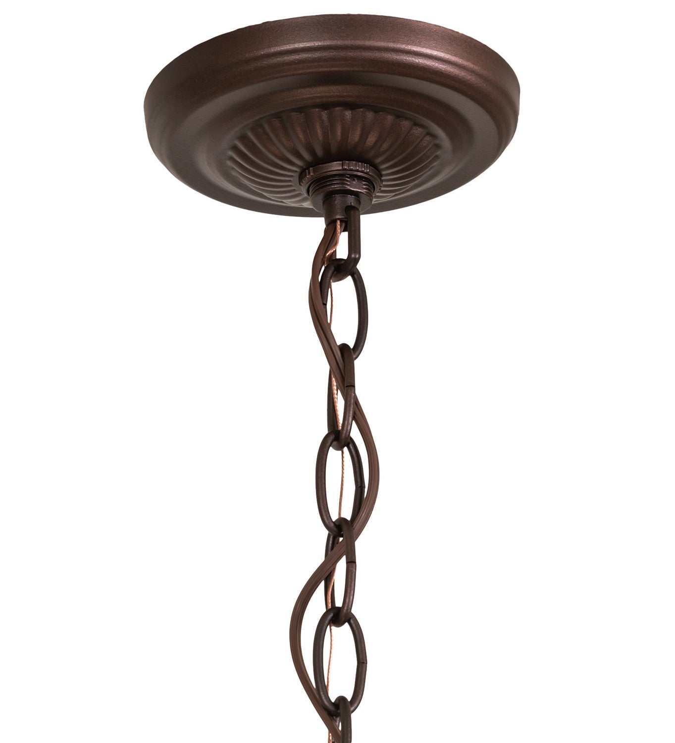 Meyda Tiffany - 263406 - Two Light Pendant - Rose Garden - Mahogany Bronze