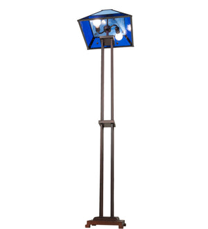 Meyda Tiffany - 264647 - Two Light Floor Lamp - Split Mission - Craftsman Brown,Mahogany Bronze