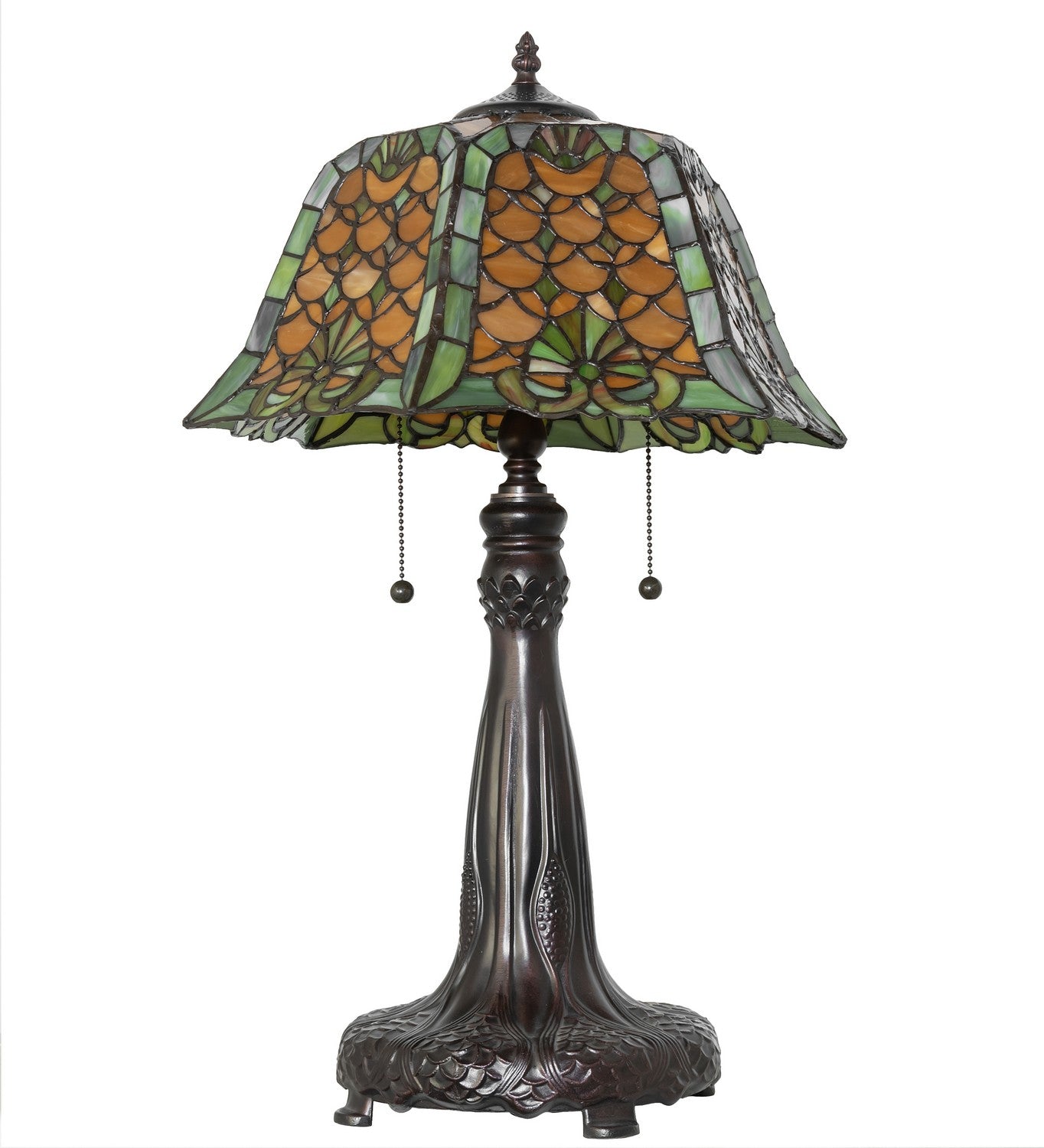 Meyda Tiffany - 264839 - Two Light Table Lamp - Duffner & Kimberly Shell & Diamond