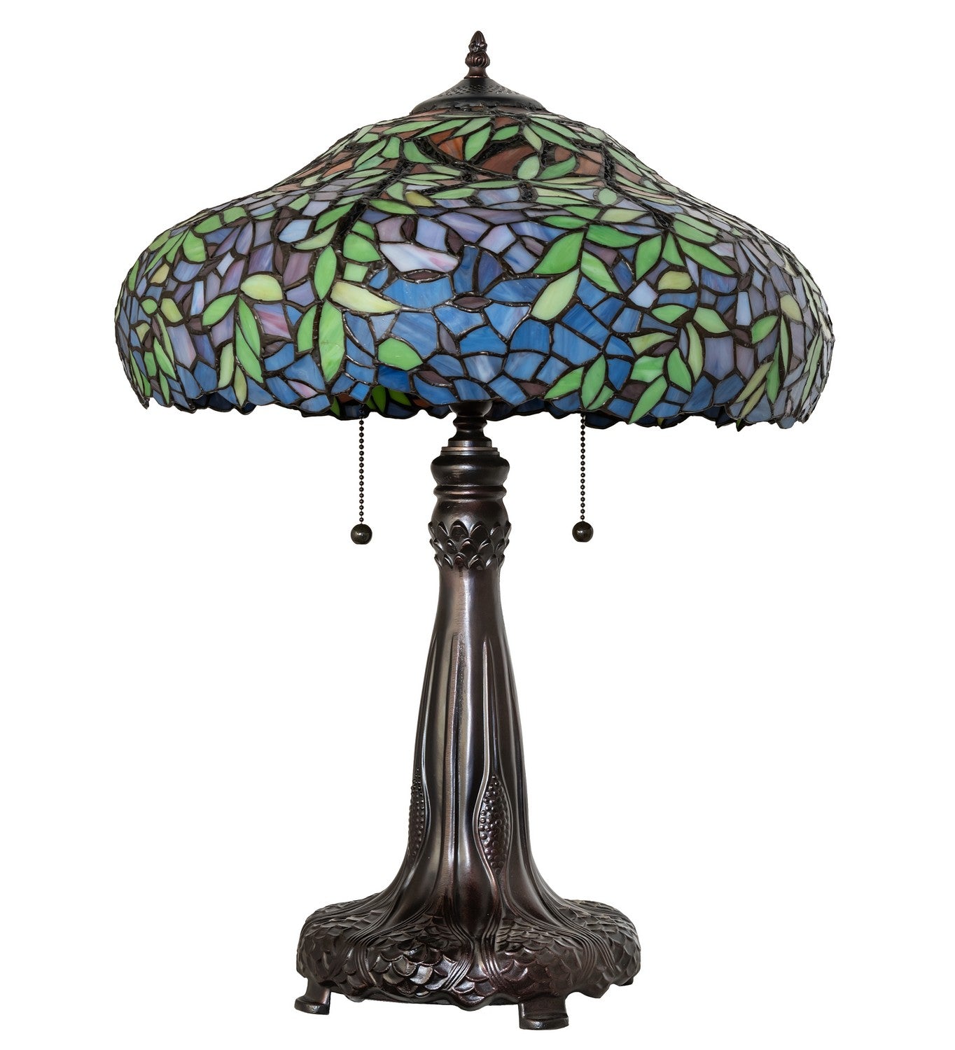 Meyda Tiffany - 264938 - Two Light Table Lamp - Duffner & Kimberly Laburnum - Antique,Mahogany Bronze