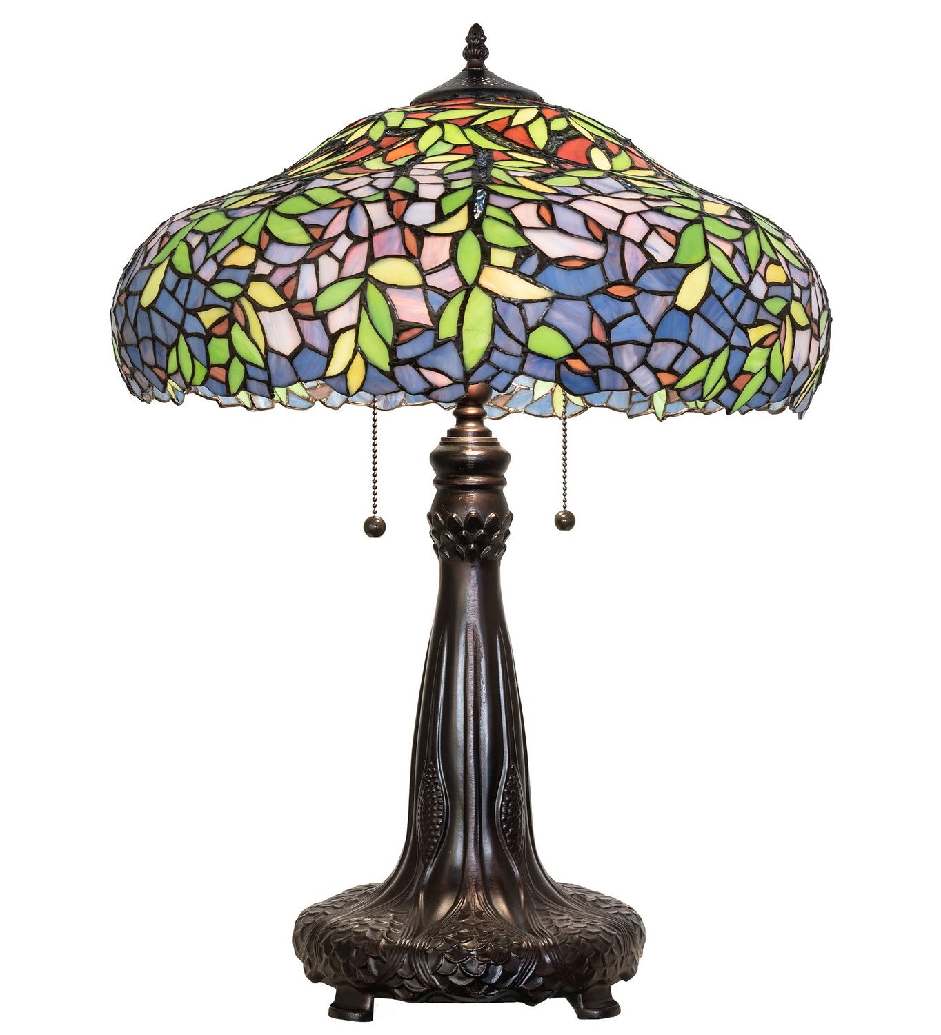 Meyda Tiffany - 264938 - Two Light Table Lamp - Duffner & Kimberly Laburnum - Antique,Mahogany Bronze