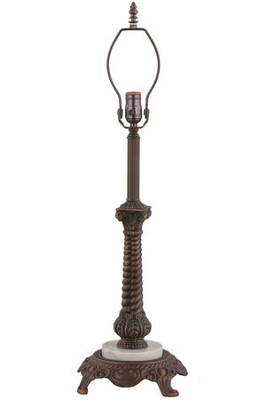 Meyda Tiffany - 265014 - One Light Table Lamp - Colonial Tulip - Mahogany Bronze