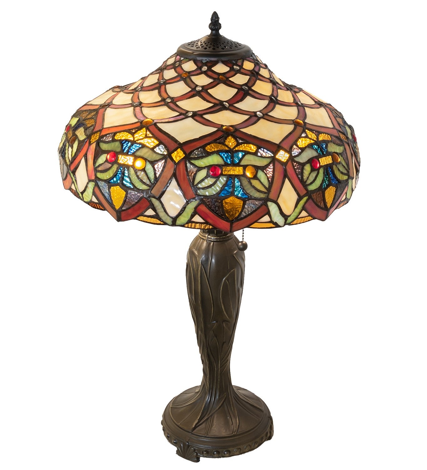 Meyda Tiffany - 265254 - Two Light Table Lamp - Franco - Antique