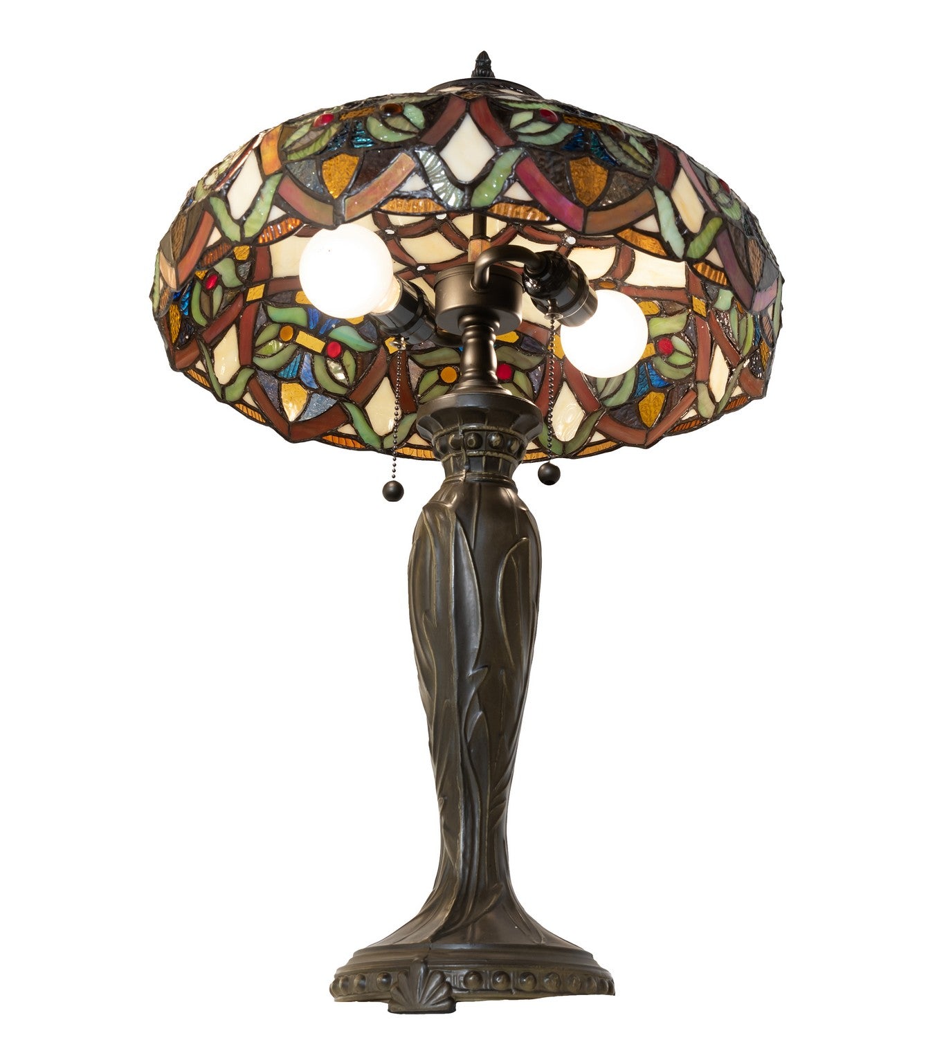 Meyda Tiffany - 265254 - Two Light Table Lamp - Franco - Antique