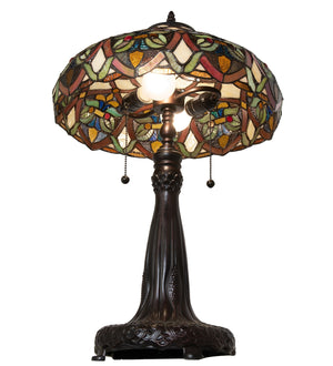 Meyda Tiffany - 265257 - Two Light Table Lamp - Franco - Mahogany Bronze