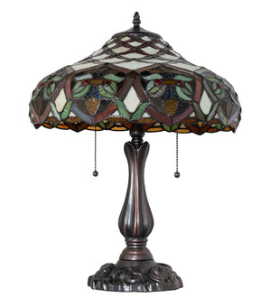 Meyda Tiffany - 265263 - Two Light Table Lamp - Franco - Antique