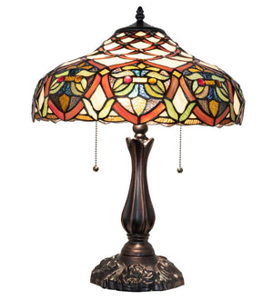 Meyda Tiffany - 265263 - Two Light Table Lamp - Franco - Antique