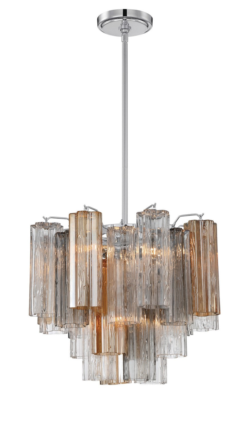 Crystorama - ADD-300-CH-AU - Four Light Chandelier - Addis - Polished Chrome