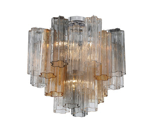 Crystorama - ADD-300-CH-AU_CEILING - Four Light Semi Flush Mount - Addis - Polished Chrome