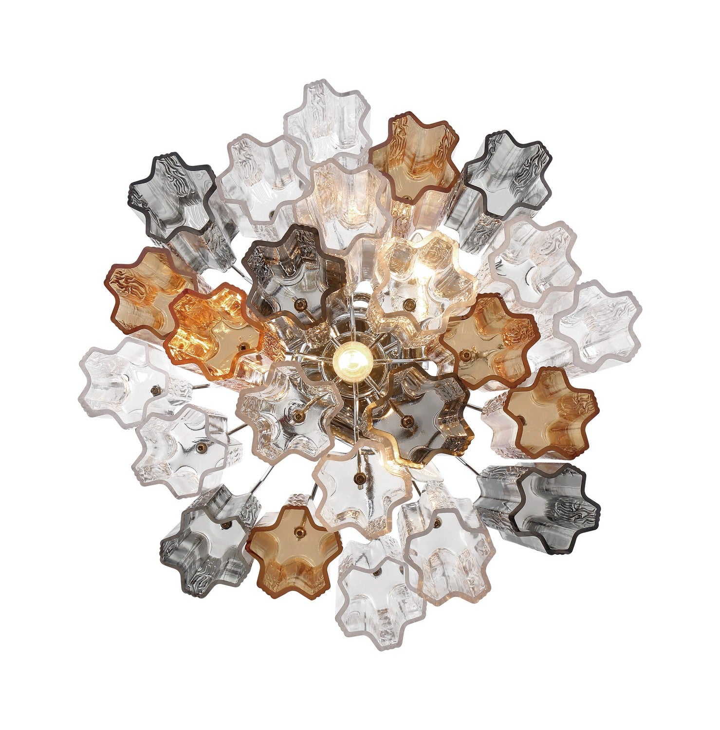 Crystorama - ADD-300-CH-AU_CEILING - Four Light Semi Flush Mount - Addis - Polished Chrome