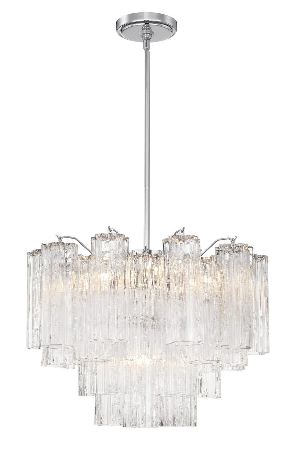 Crystorama - ADD-306-CH-CL - Six Light Chandelier - Addis - Polished Chrome