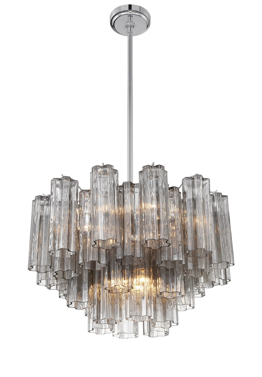 Crystorama - ADD-308-CH-SM - Nine Light Chandelier - Addis - Polished Chrome