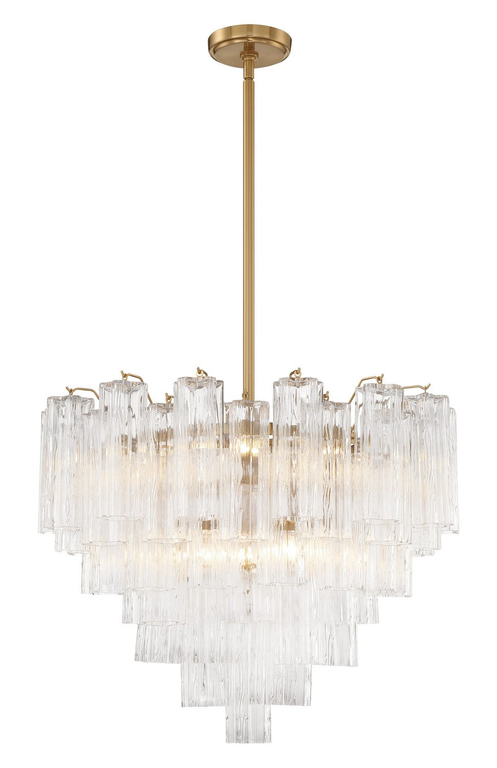 Crystorama - ADD-312-AG-CL - 12 Light Chandelier - Addis - Aged Brass