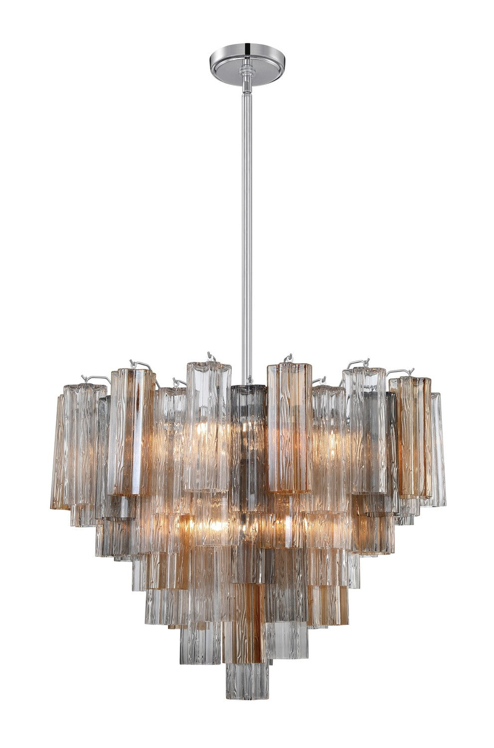 Crystorama - ADD-312-CH-AU - 12 Light Chandelier - Addis - Polished Chrome