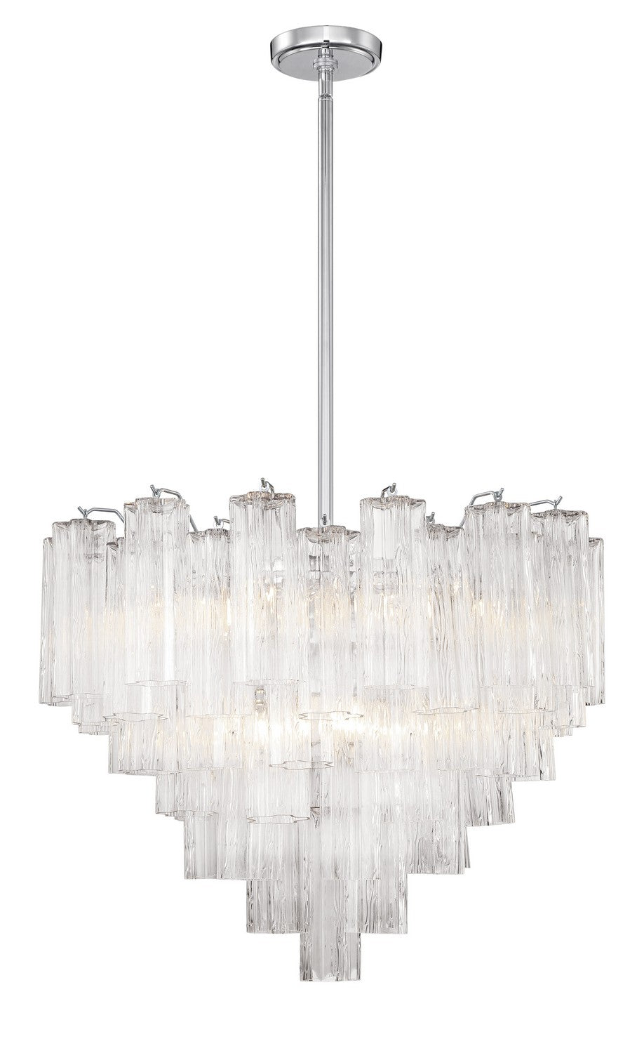 Crystorama - ADD-312-CH-CL - 12 Light Chandelier - Addis - Polished Chrome