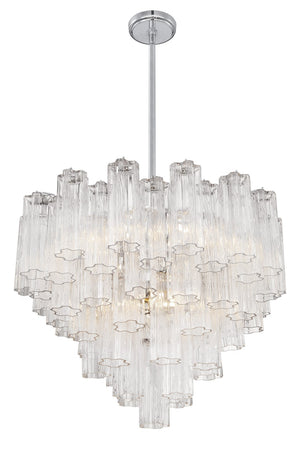 Crystorama - ADD-312-CH-CL - 12 Light Chandelier - Addis - Polished Chrome