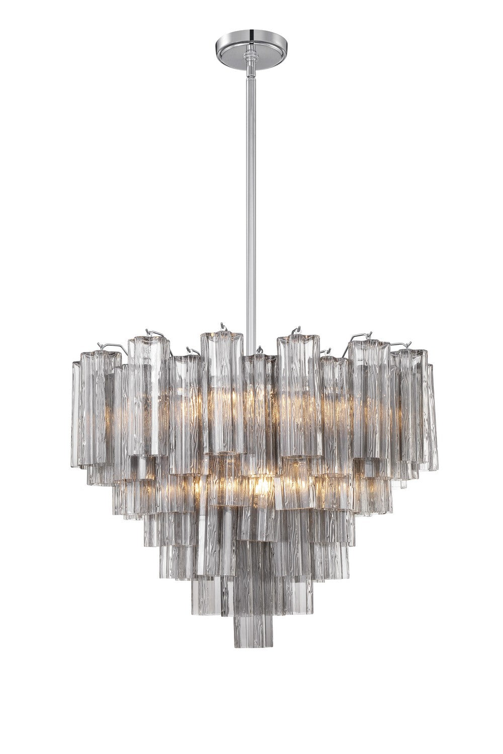 Crystorama - ADD-312-CH-SM - 12 Light Chandelier - Addis - Polished Chrome