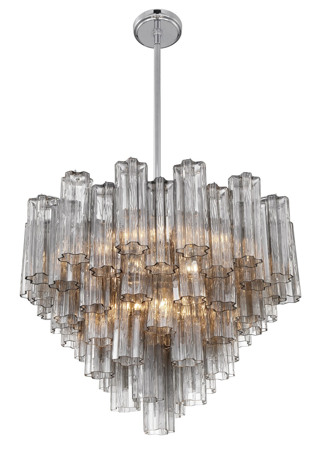 Crystorama - ADD-312-CH-SM - 12 Light Chandelier - Addis - Polished Chrome