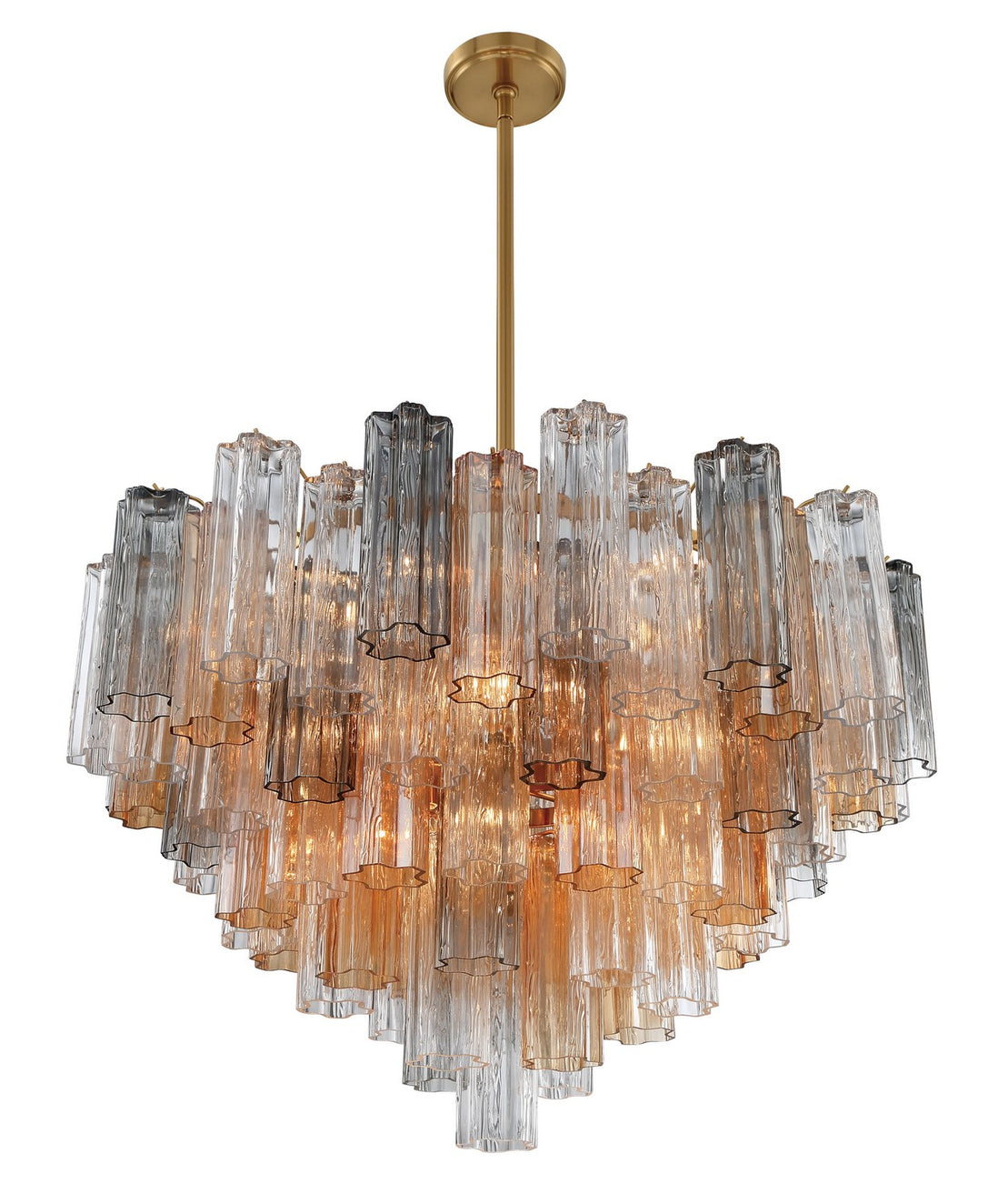 Crystorama - ADD-316-AG-AU - 16 Light Chandelier - Addis - Aged Brass