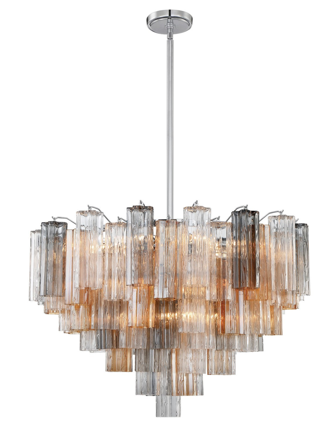 Crystorama - ADD-316-CH-AU - 16 Light Chandelier - Addis - Polished Chrome