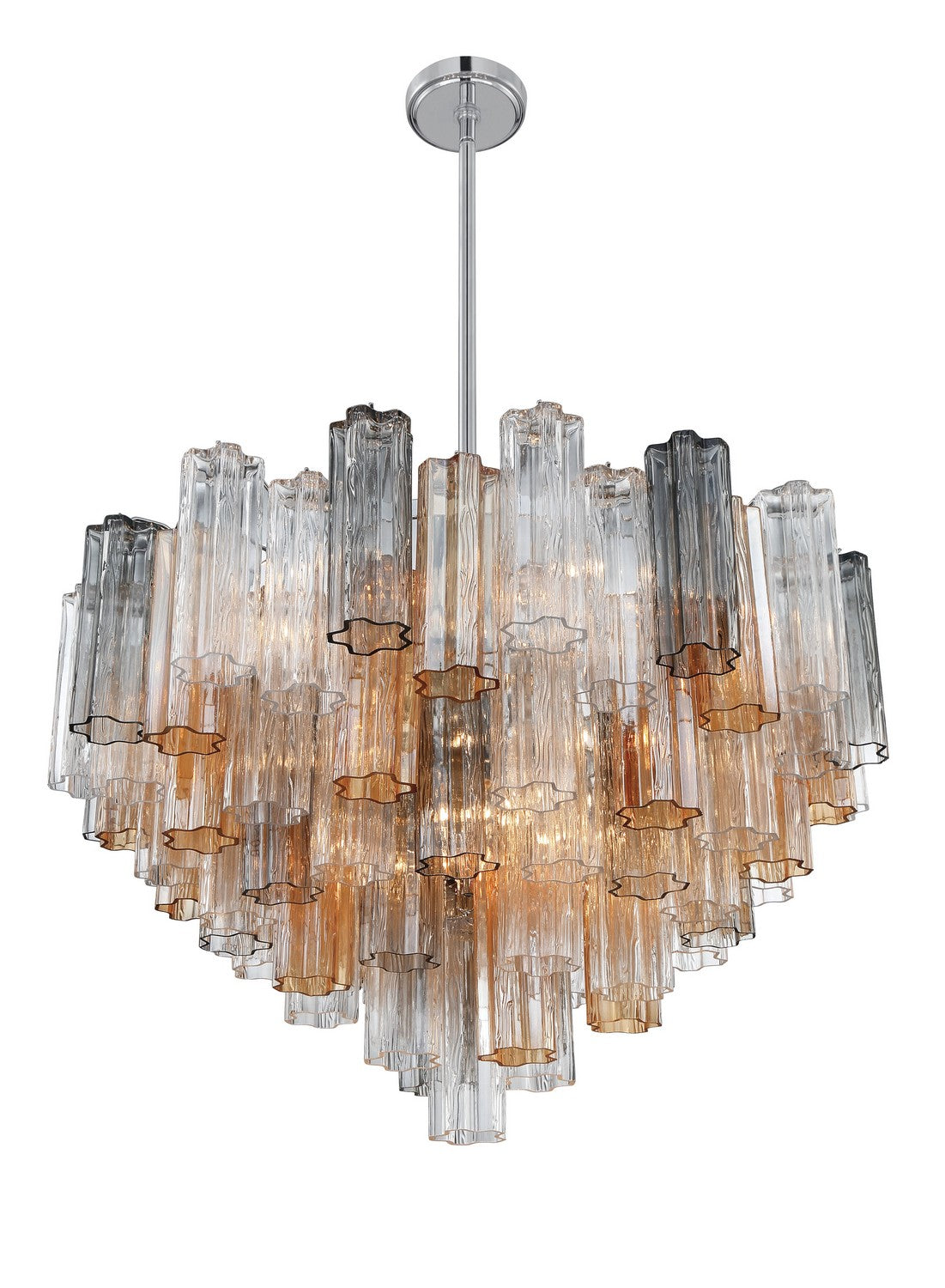 Crystorama - ADD-316-CH-AU - 16 Light Chandelier - Addis - Polished Chrome