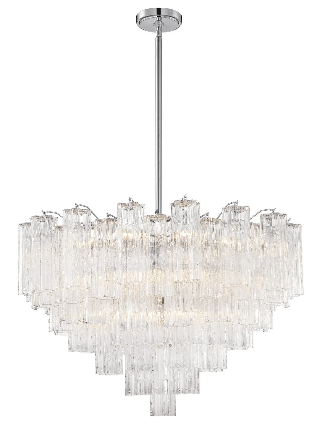 Crystorama - ADD-316-CH-CL - 16 Light Chandelier - Addis - Polished Chrome