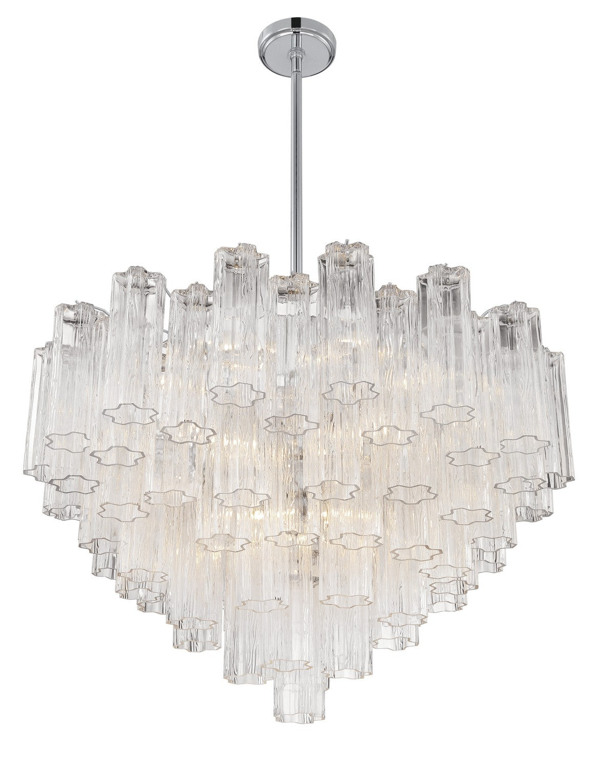 Crystorama - ADD-316-CH-CL - 16 Light Chandelier - Addis - Polished Chrome